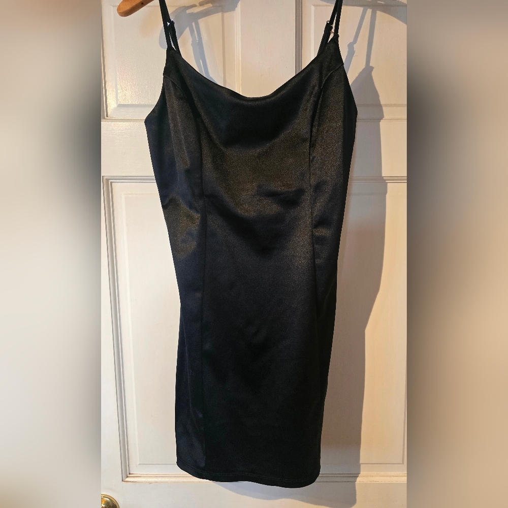Elegant Black Slip Dress
